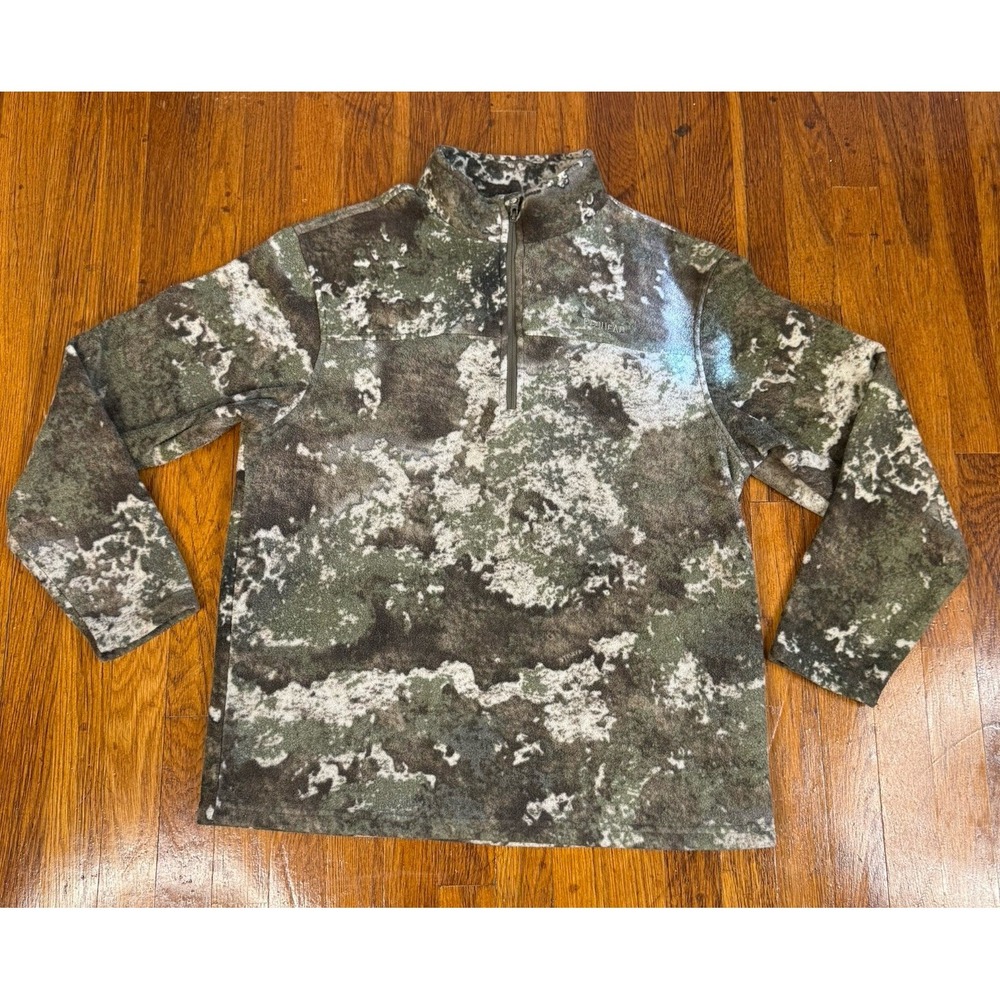 Men's Redhead Large Camo Quarter Zip Pull Over Long Sleeve Hunting Jacket